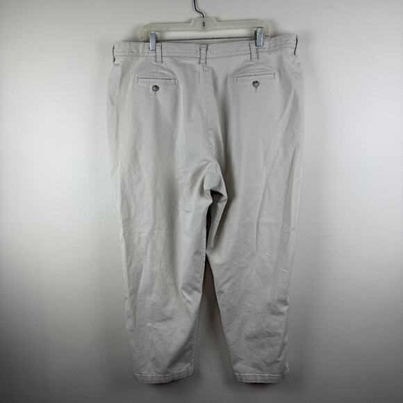 Lee Women’s Pants 24W Beige Stretch Cotton Straight Leg Casual - Picture 2 of 7